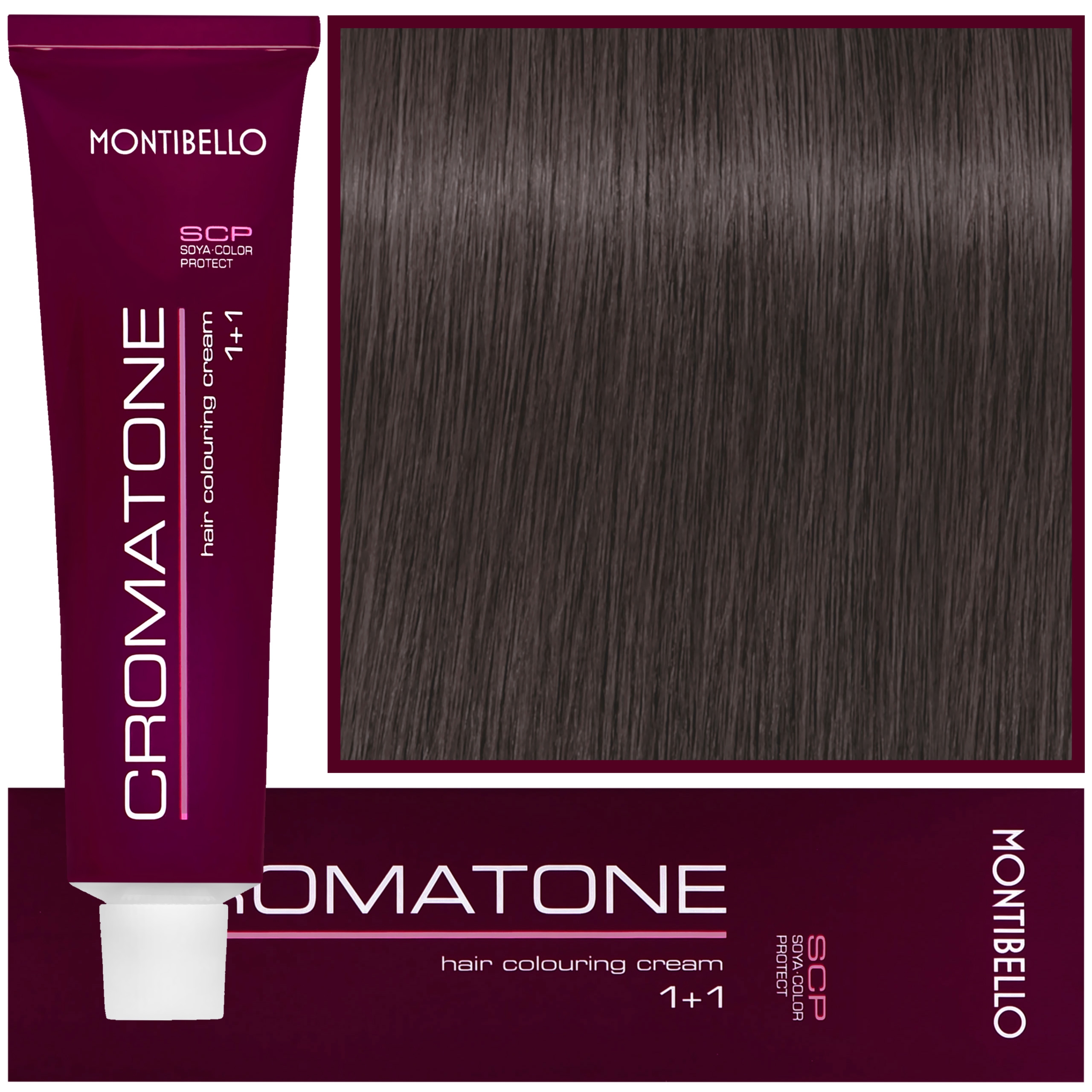 Montibello Cromatone – profesjonalna farba do trwałej koloryzacji, 60ml 6,16 | Ciemny Popielaty Brązowy Blond
