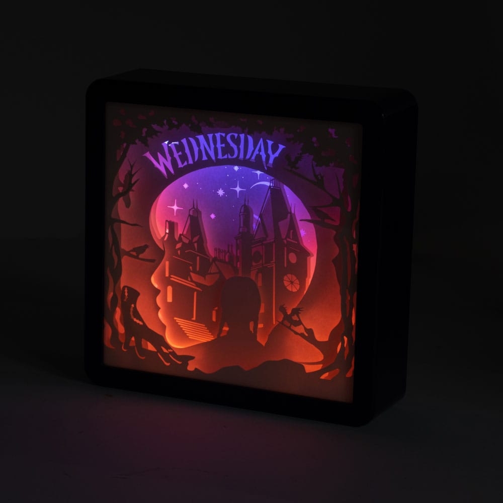 Lampka Wednesday Silhouette 22cm