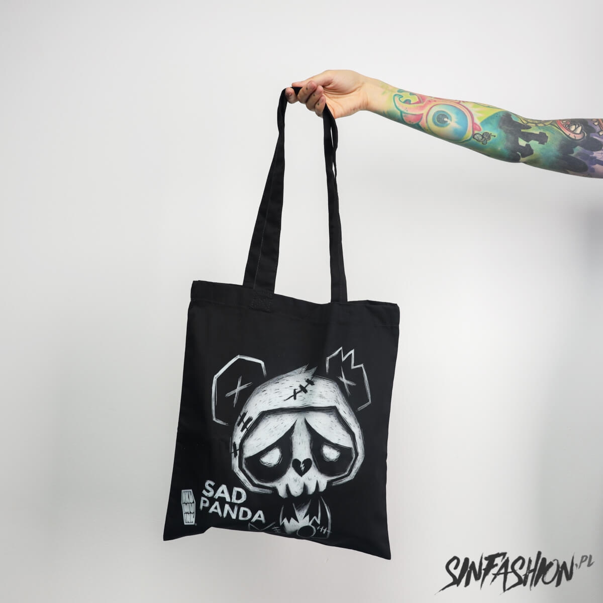 Torba Akumu Ink Sad Panda Tote Bag