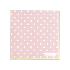 serwetki papierowe spot pale pink Green Gate