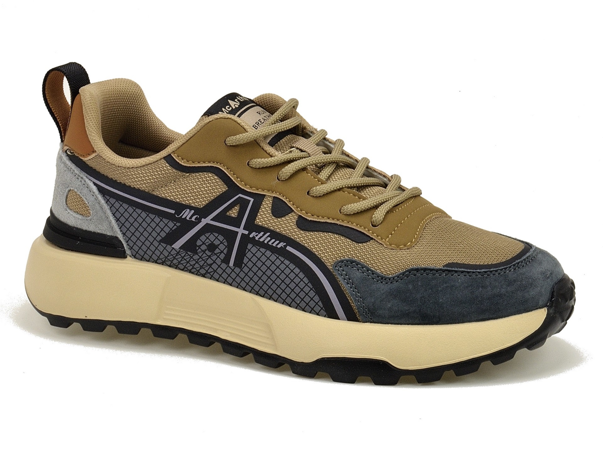 Brązowe męskie buty sportowe McArthur MC16