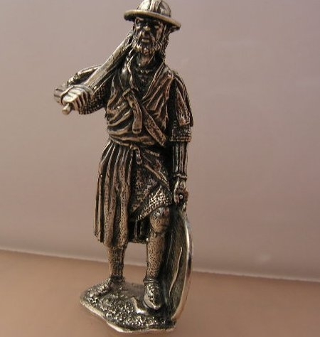 Image of PIECHUR - srebrna figurka