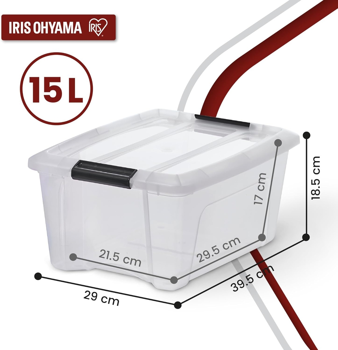 Pojemniki na karmę IRIS Ohyama 15 L 3 szt.