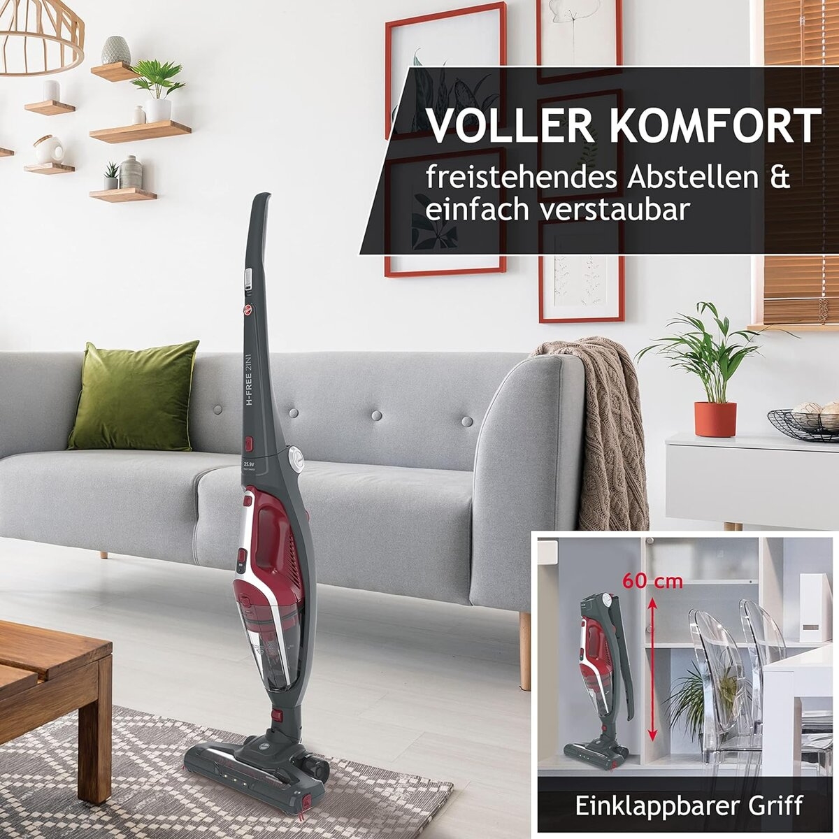 Odkurzacz bezworkowy HOOVER H-FREE HF21F25
