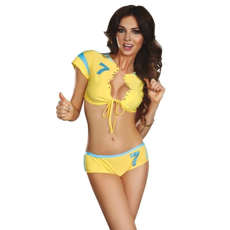 Komplet seksownej cheerleaderki Livia Corsetti 