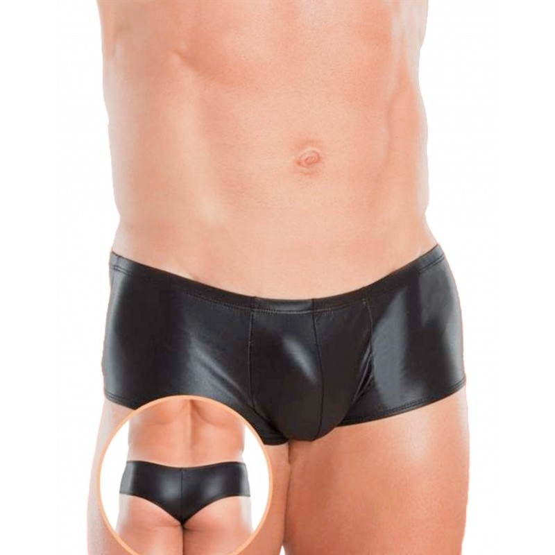 Bokserki męskie z połyskującego materiału 