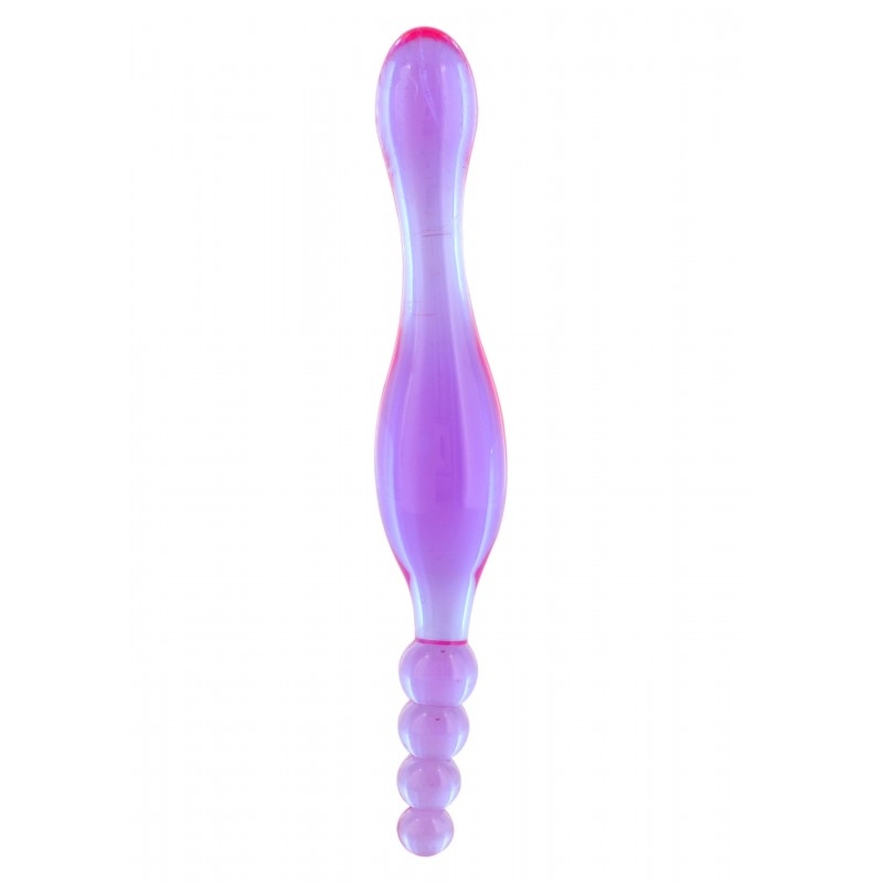 Dwustronne dildo analno waginalne 20,5 cm