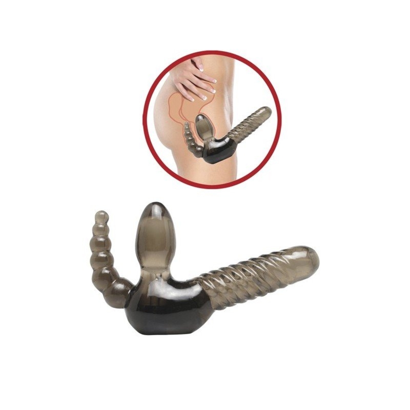 Dildo Strap-On + stymulator analny