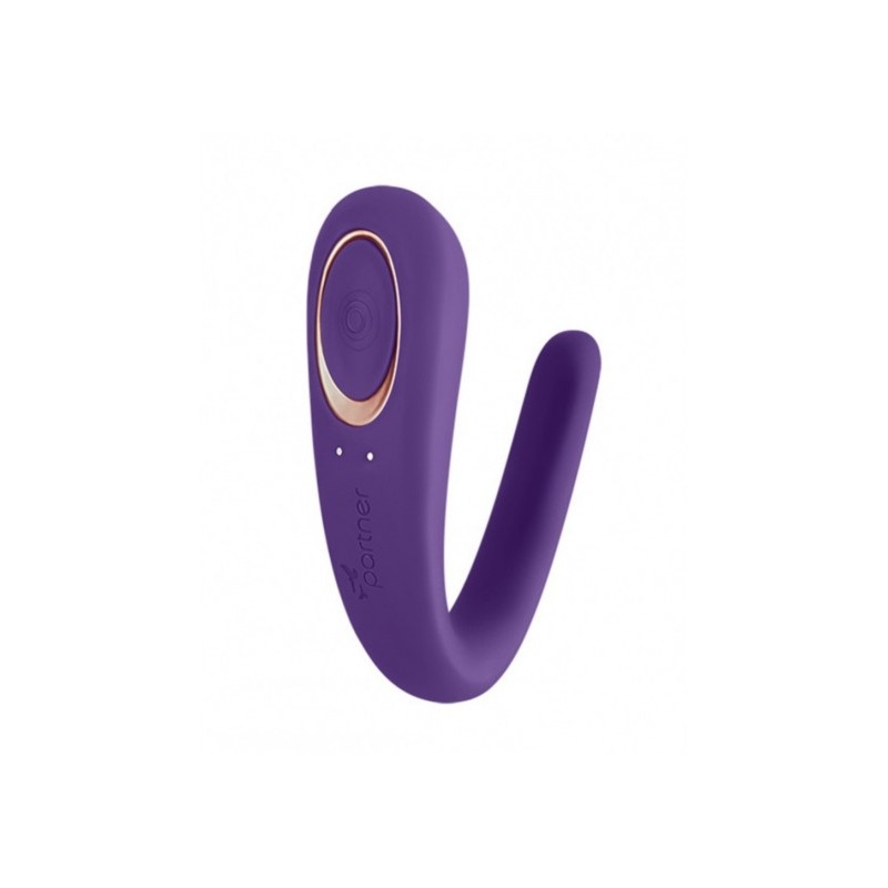 Fioletowy wibrator dla par Satisfyer - dziel się wibracjami 