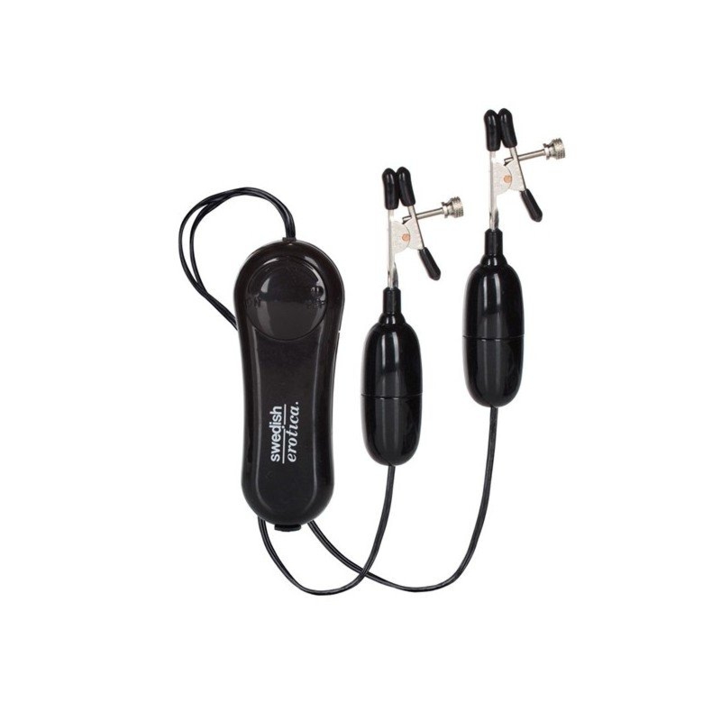 Wibrujące klamerki na sutki + pilot