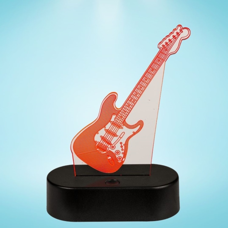 Lampka Gitara 3D