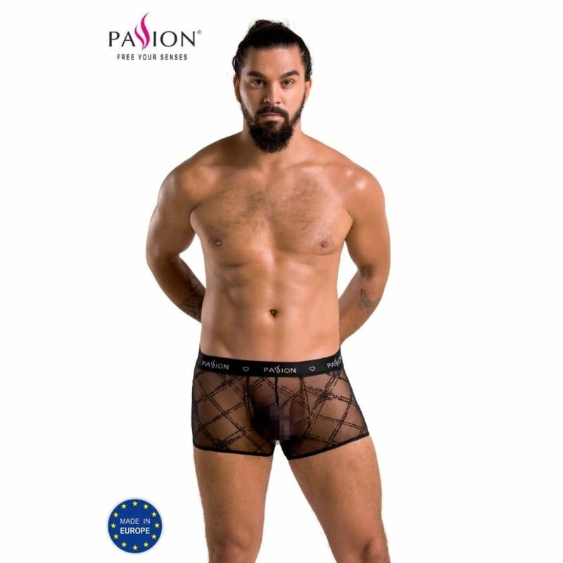 Passion James Shorty Black S/M – czarne szorty, certyfikat Oeko-Tex, elastyczny materiał, polska produkcja