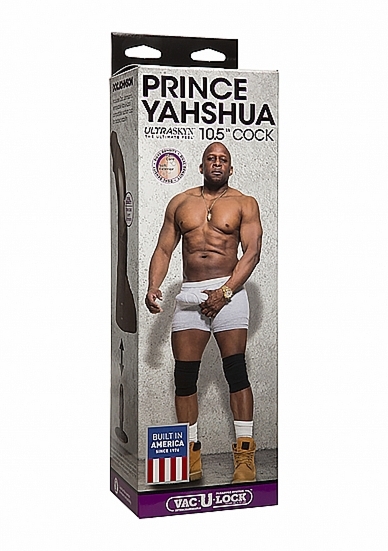 REALISTYCZNE DIDLO - Brązowe 8060-05-BX - Prince Yahshua - Cock - With Vac-U-Lock Suction Cup - Brown