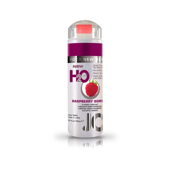 SexShop - Lubrykant smakowy - System JO H2O Lubricant Raspberry 150 ml MALINA