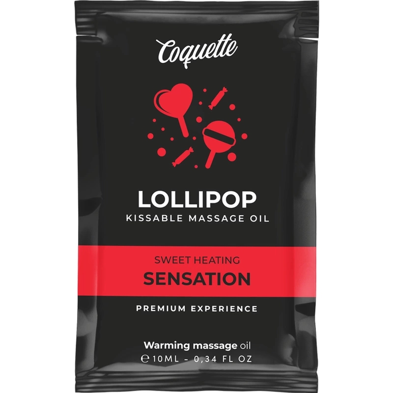 Coquette Chic Desire Olejek Masażowy Lollipop Efekt Ciepła 10ml Słodki Aromat