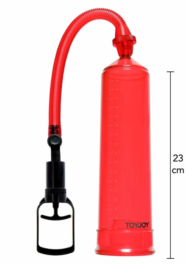 ToyJoy Power Pump pompka prożniowa z manometrem, regulacja ciśnienia, transparentna