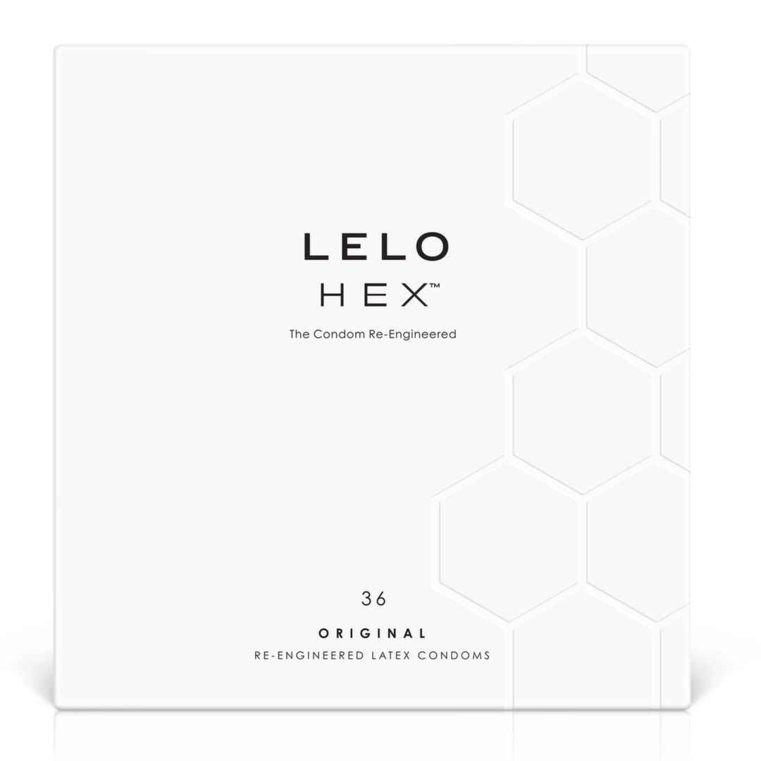 LELO HEX Original prezerwatywy 36 szt. – ultracienkie, heksagonalna struktura
