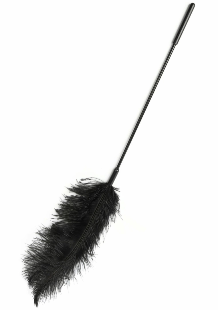 Hidden Desire EXTREME Double Feather Tickler – podwójna miękka packa z piór, ergonomiczny uchwyt