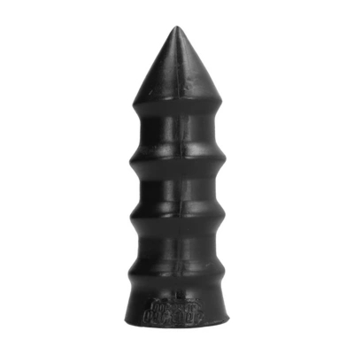Domestic Partner Bunker Buster Black anatomiczny korek stopniowany L, czarny, trzystopniowy