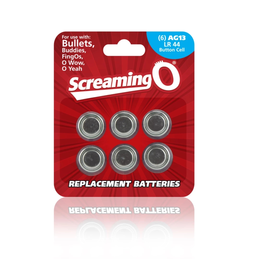 The Screaming O AG-13 – baterie alkaliczne 6 sztuk, kompaktowe opakowanie