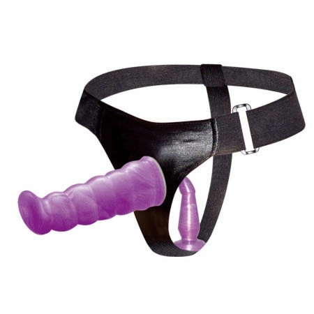 BAILE GPOINT Uprząż damska z podwójnym systemem, liliowa, 17 cm, regulowany pas TPR