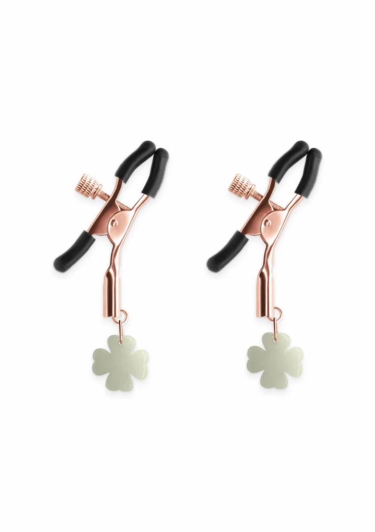 NS Novelties Nipple Clamps G4 regulowane klamry z silikonowymi końcówkami, metal bez niklu