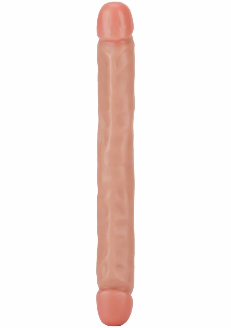 TOYJOY Double Dong PVC 32 cm, dwustronny model anatomiczny, elastyczny, cielisty