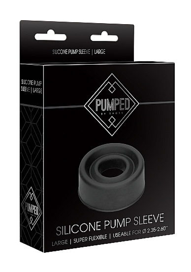 Uszczelka do POMPKI rękaw ścieśniający L - Silicone Pump Sleeve Large - Black