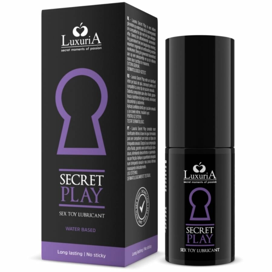 Intimateline Luxuria Secret Play żel nawilżający wodny 30 ml – kompatybilny z akcesoriami