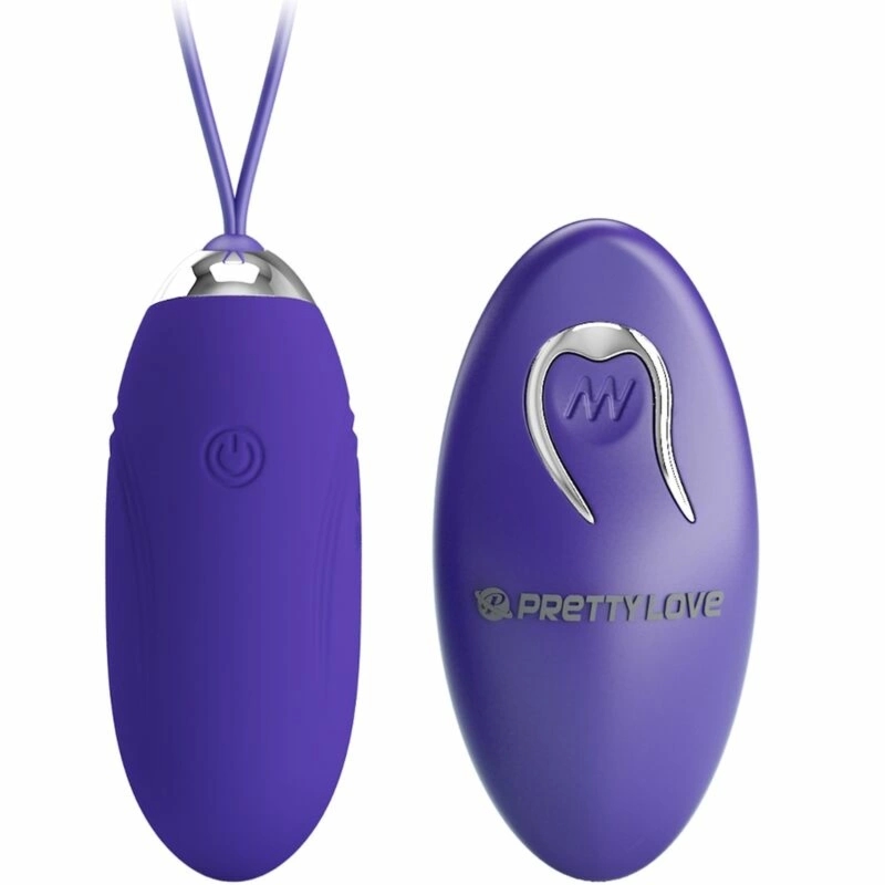 Pretty Love Jenny Youth – fioletowe jajko zdalnie sterowane, 12 programów, silikon, USB