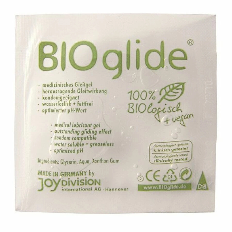 Joydivision BIOglide Naturalny żel nawilżający jednorazowy 3 ml, organiczny skład