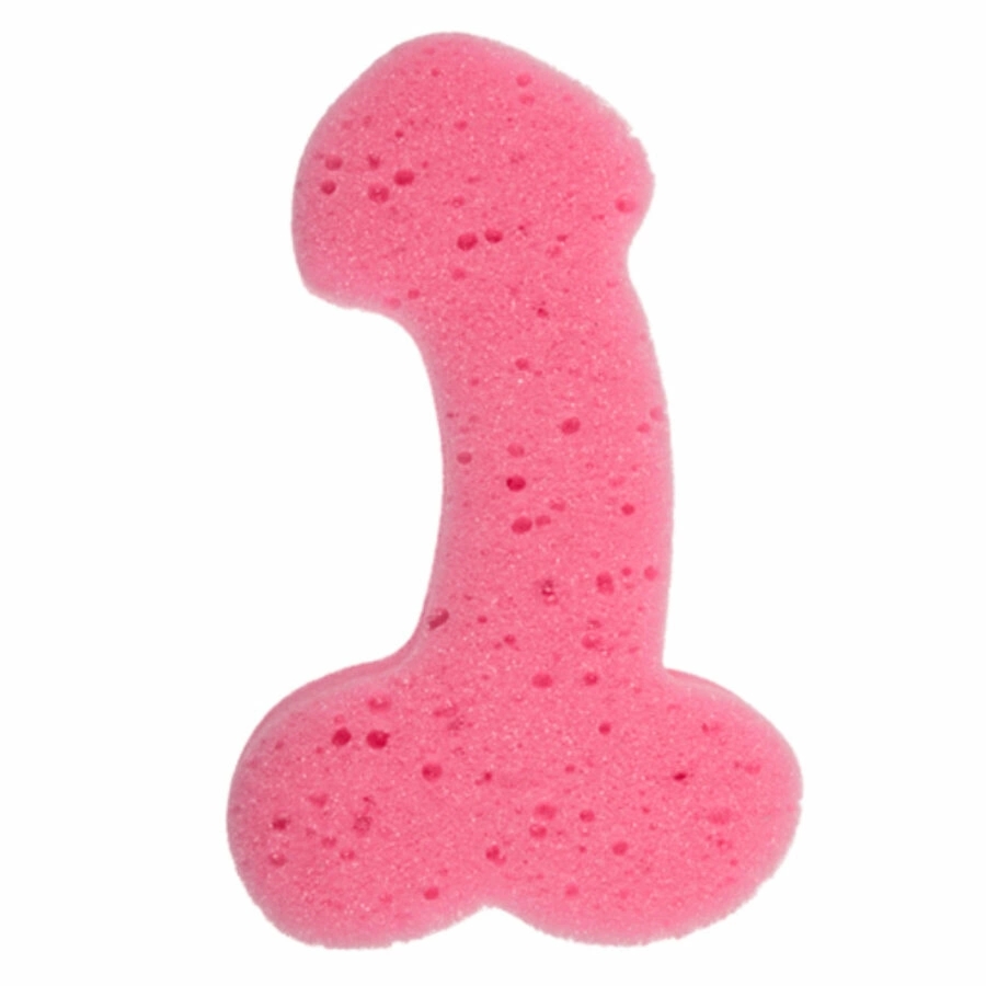 Diablo Picante Gąbka kąpielowa różowa dekoracyjna z pianki, model 20 cm do łazienki