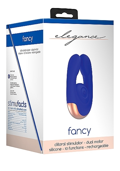 Stymulator łechtaczki MOCNY Fancy - Dual Motor Clitoral Stimulator - Fancy - Blue