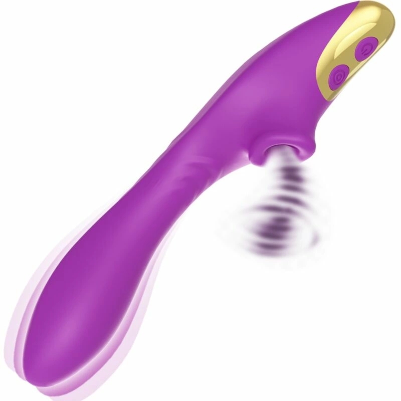 ARMONY DUDU Violet – stymulator ssąco-wibrujący, 9 trybów, wodoodporny, fioletowy, 205 mm