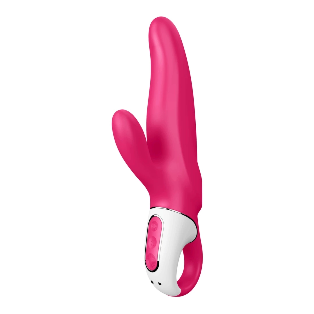 Satisfyer Mr. Rabbit silikonowy model dwusilnikowy, ergonomiczny, wodoodporny IPX7