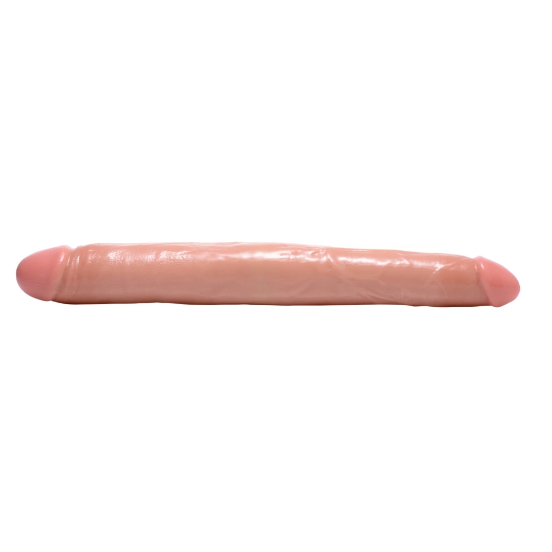 XR Brands Double Ended Model PVC 44,5 cm jasny, dwustronna konstrukcja