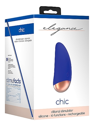 STYMULATOR ŁECHTACZKI Chic - Clitoral Stimulator - Chic - Blue