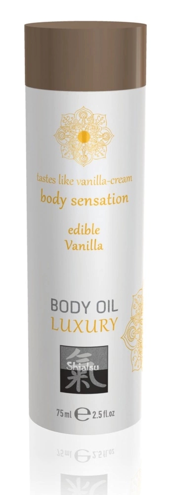 Hot Shiatsu Olejek do masażu waniliowy 75ml – aromatyczny, lekka formuła, pielęgnacja