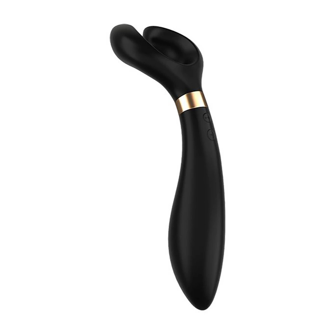 Satisfyer Endless Joy wielofunkcyjne urządzenie z obrotową głowką 180°, czarne
