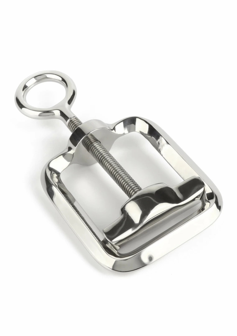Mr. Steel Ball Crusher Light stalowy zacisk regulowany, srebrny, polerowana powierzchnia