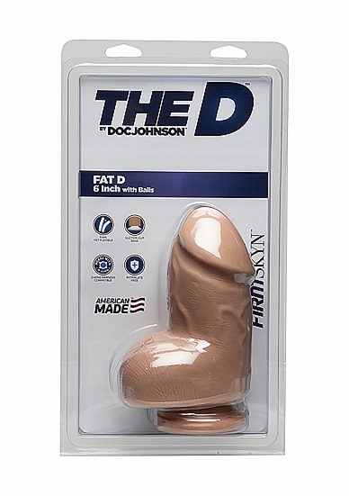 Mały grube Realistyczne Dildo 1705-76-CD - Fat D - 6 Inch with Balls - FIRMSKYN - Vanilla