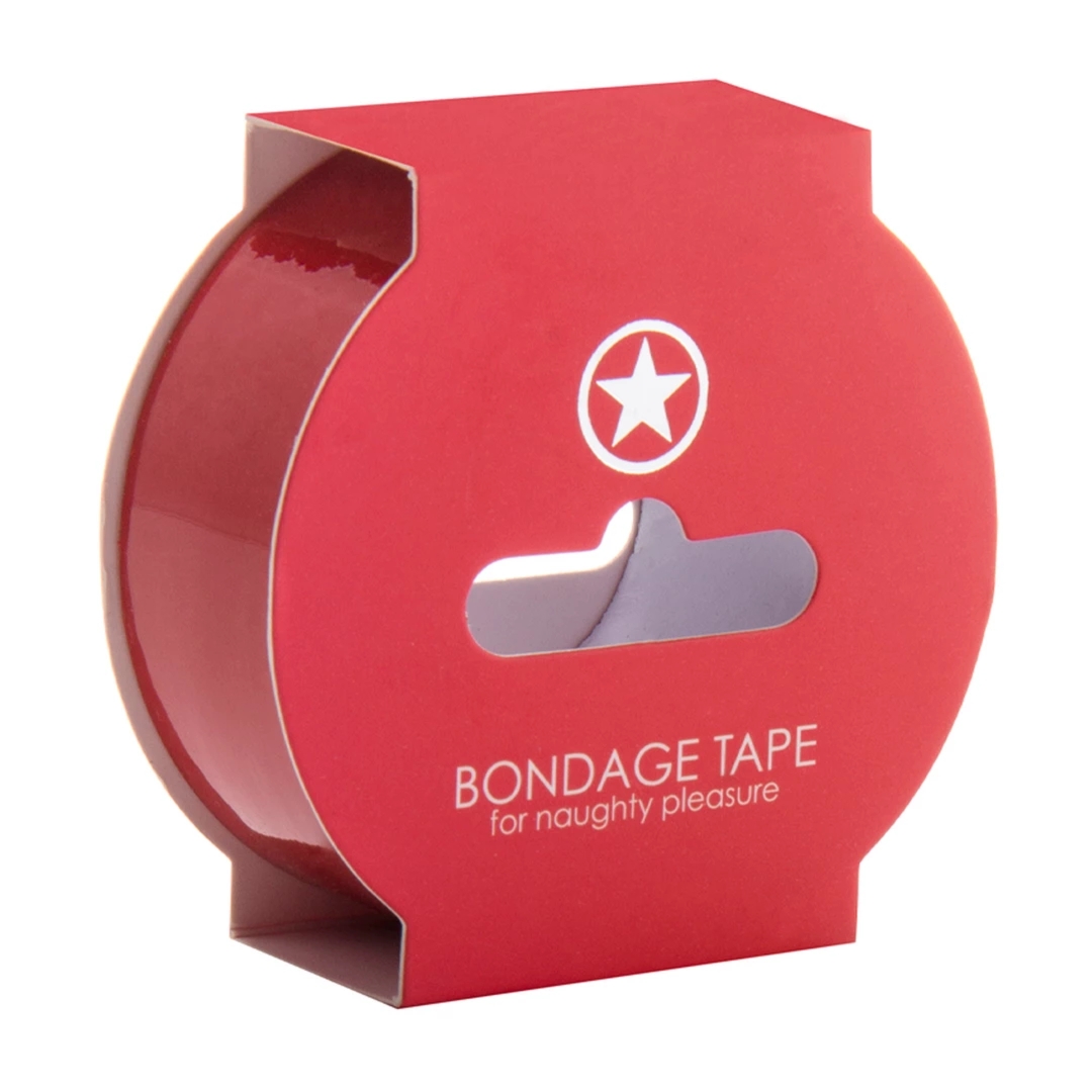 Ouch! Non-Sticky Bondage Tape 17,5 m – uniwersalna taśma nieprzylepna, czarna