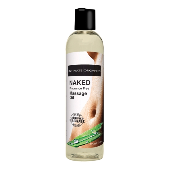 SexShop - Olejek do masażu organiczny - Intimate Organics Naked Massage Oil 120 ml
