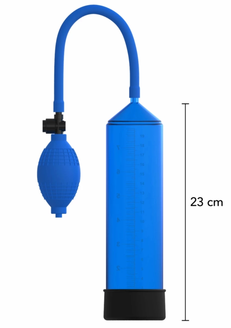 Fusion X Starter Penis Pump pompa próżniowa z miarką, transparentna tuba i ergonomiczna pompka