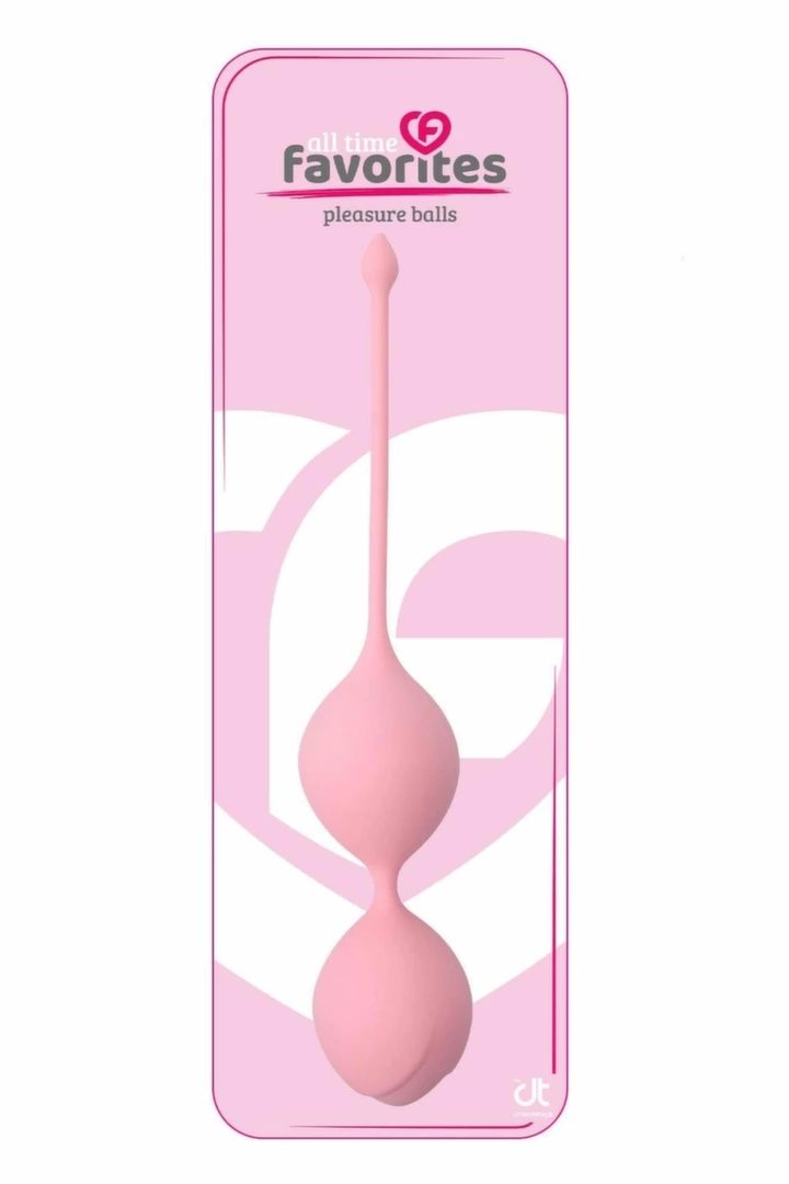 ALL TIME FAVORITES Pleasure Balls 29mm – silikonowe kulki do ćwiczeń mięśni dna miednicy, 60 g