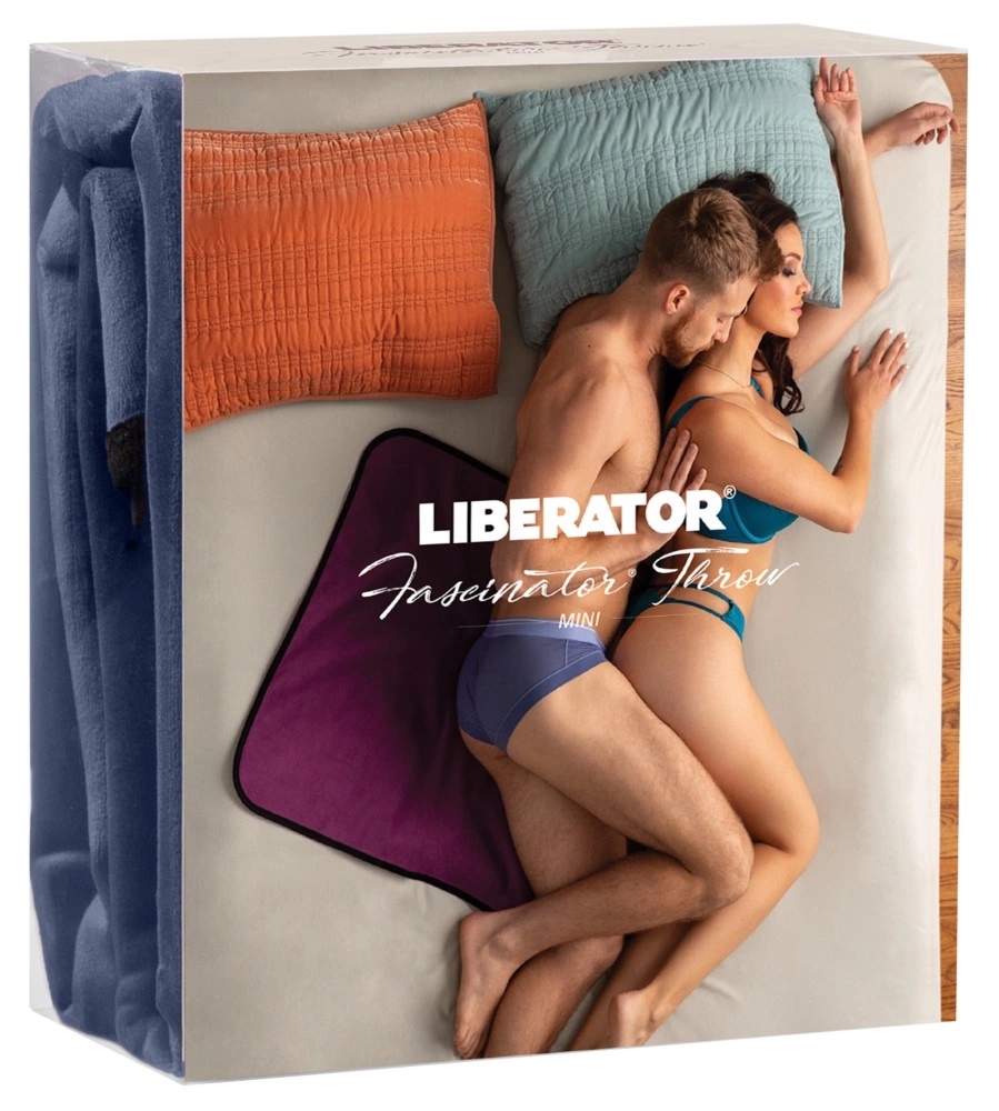 Liberator Fascinator Throw Mini Indigo wodoodporny koc ochronny podróżny 91x66 cm