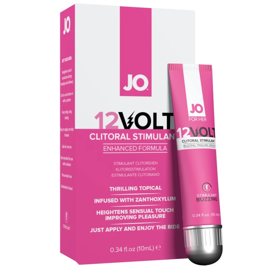 System JO Clitoral Stimulant Buzzing 12Volt żel 10 ml, intensywny efekt, pielęgnacja intymna