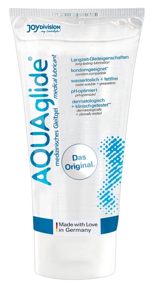 Aquaglide Żel nawilżający wodny 50ml – beztłuszczowy, testowany dermatologicznie, hipoalergiczny