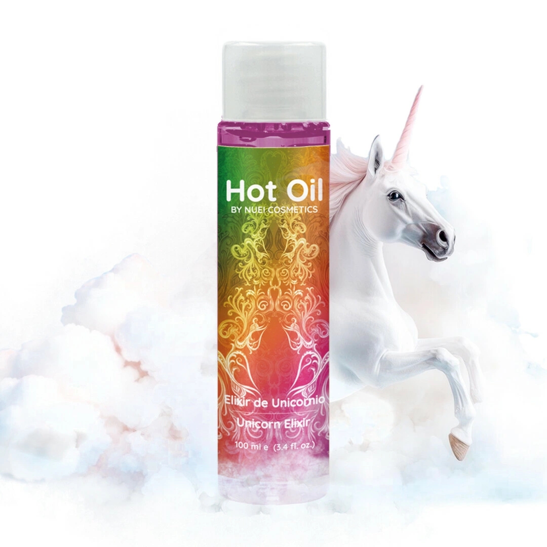 Nuei Warming Massage Gel Unicorn Elixir 100 ml – rozgrzewający żel do masażu, zapach Unicorn, wegański