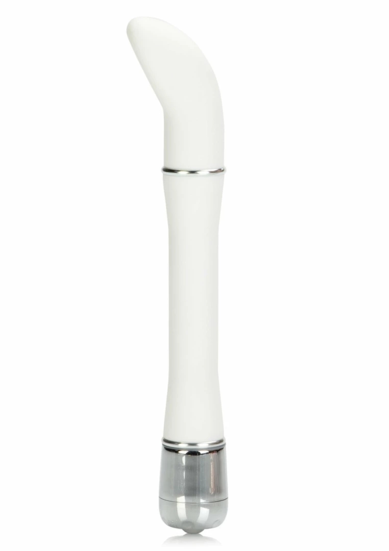CalExotics Lulu Satin Scoop kompaktowy masażer z zakrzywioną końcówką, satynowy, 5 cali